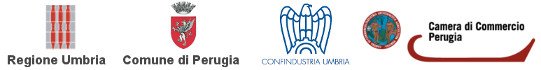 Con il Patrocinio di: Regione Umbria, Comune di Perugia, Confindustria Umbria e Camera di Commercio di Perugia